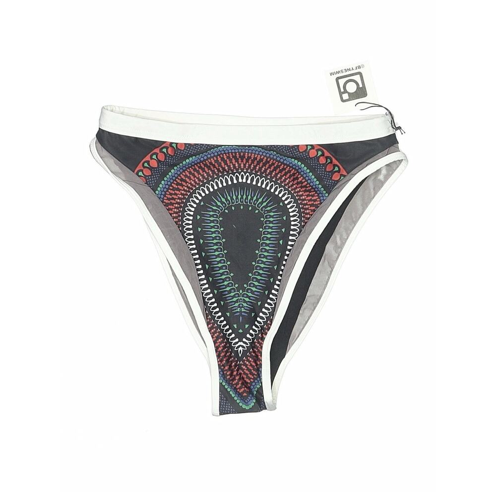 NWT B Fyne Uma Printed Swimsuit Bikini Bottom L